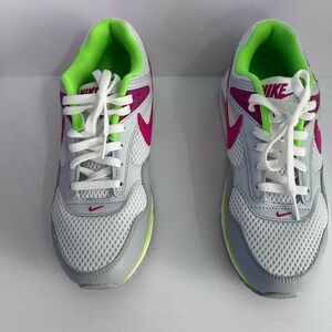 Nike Kids Sneakers - White, Gray, and Pink